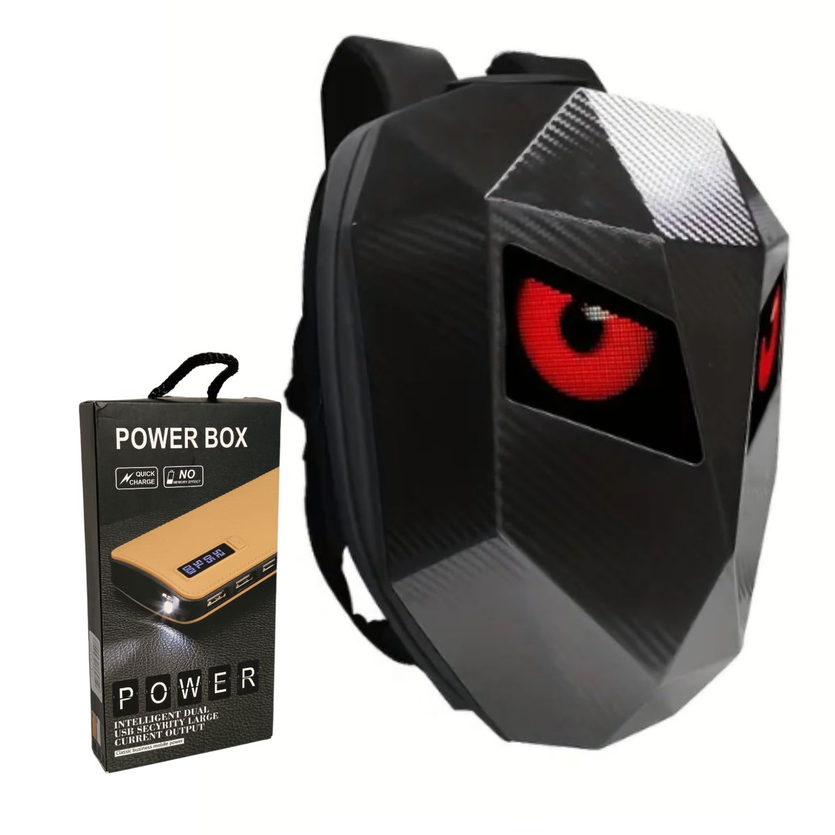 GENERICO - Mochila LED para Moto y Ciclismo