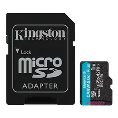 KINGSTON - Tarjeta MicroSD Canvas Go Plus 1TB Adaptador SD