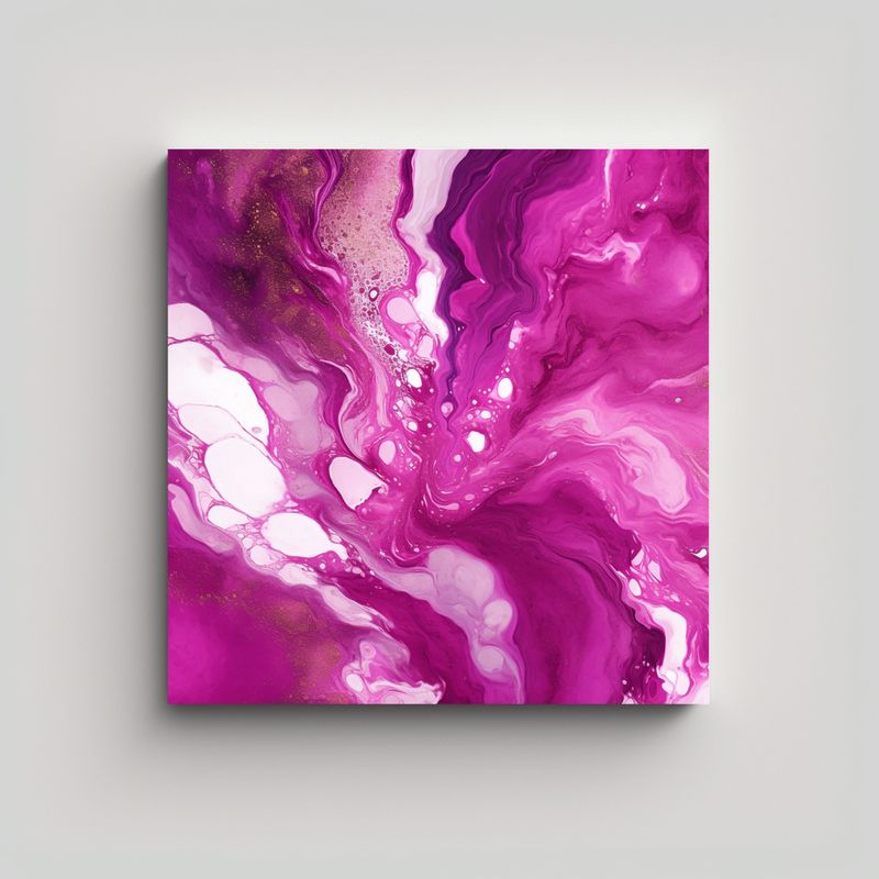 GENERICO - Pinturas Decorativas De Textura De Mármol Magenta 70x70 Cm