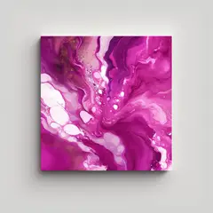 GENERICO - Pinturas Decorativas De Textura De Mármol Magenta 50x50 Cm