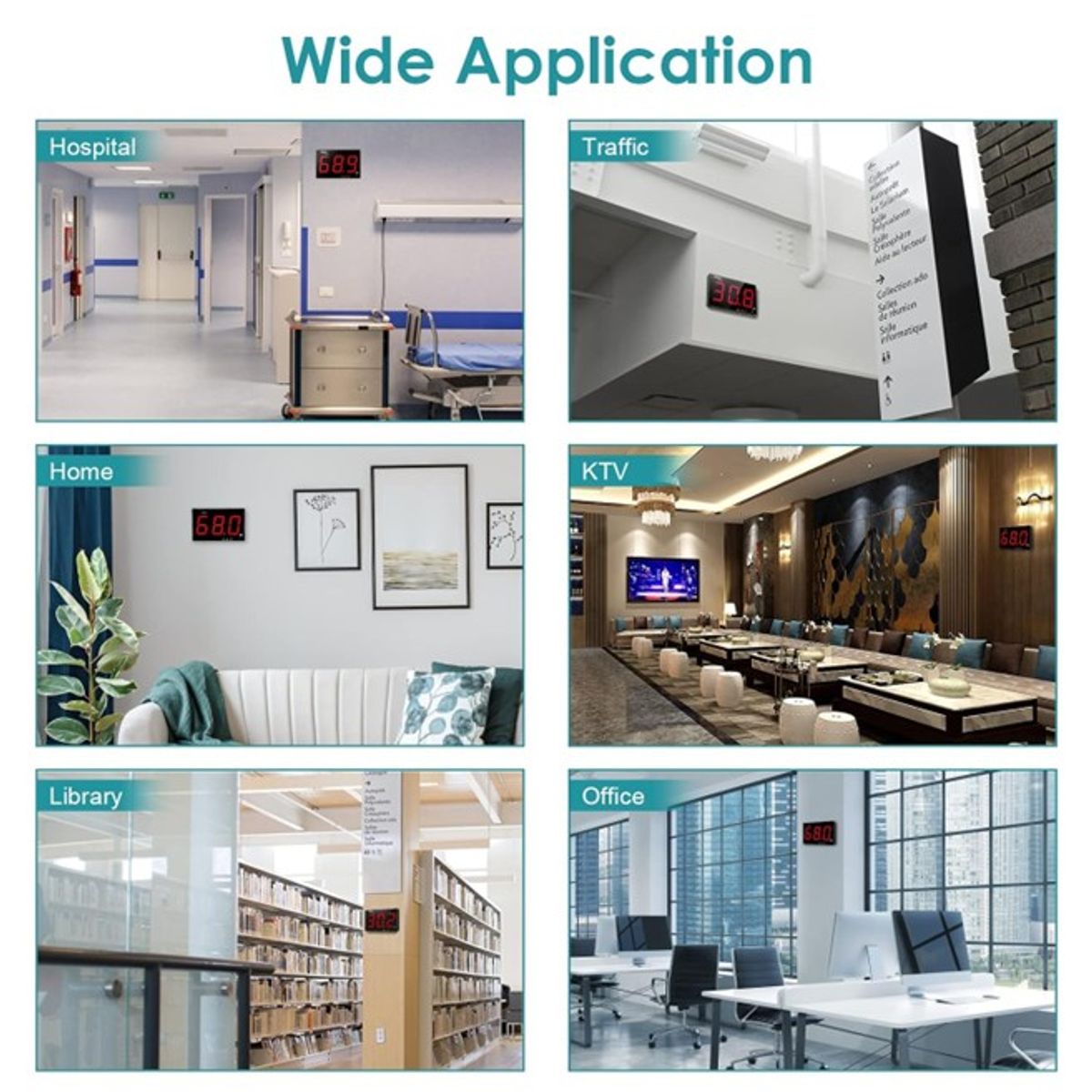 SNDWAY - Sonometro De Pared Sndway