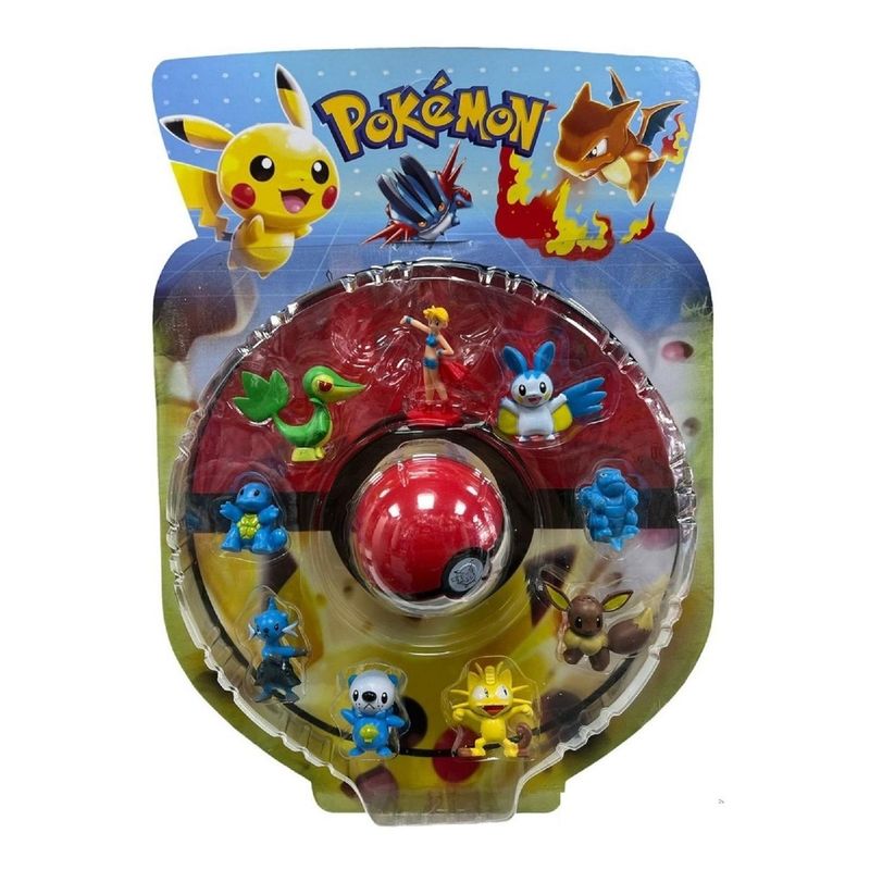 POKEMON - Pokemon Blister 8 Figuras Mas Pokebola Mod2