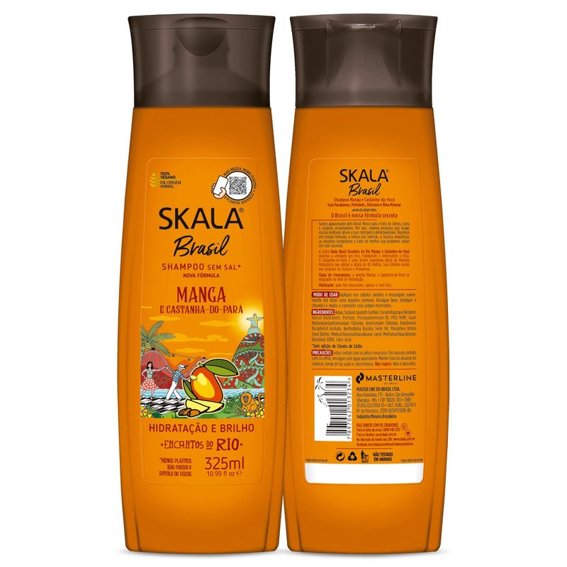 SKALA - Shampoo Mango Y Castaña Skala Brasil 325 ml
