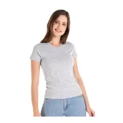 CREA PRINT - POLERA 100 % ALGODON MC MUJER CUELLO REDONDO