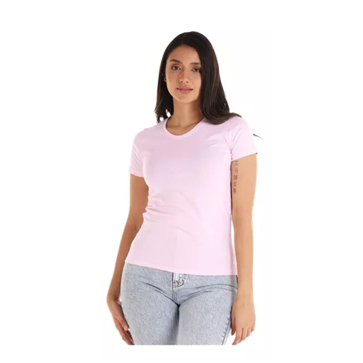 CREA PRINT - POLERA 100 % ALGODON MC MUJER CUELLO REDONDO