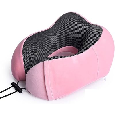 Imagen 2 del producto Cojín Para Cuello De Viaje Espuma De Memoria Rosa