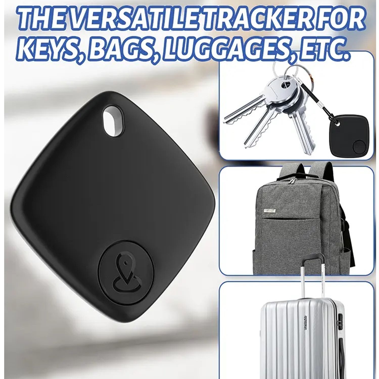 Pack 2 Etiquetas Inteligentes Smart Air - Localizador Para Llaves, Bolsas, Equipaje ¡Compatible Con Google Y Dispositivos Android!