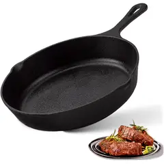 WAKESHOME - Sarten Fierro Hierro Fundido 25cm Antiadherente