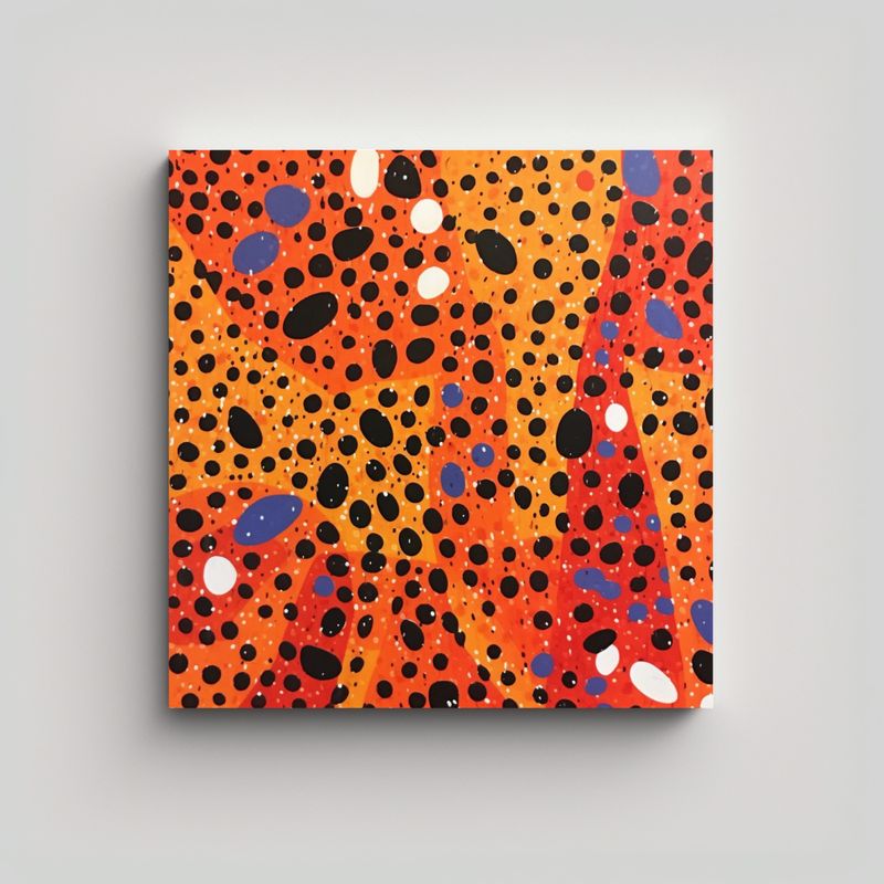 GENERICO - Lienzo Decorativo Visión De Una Pintura 60x60 Cm