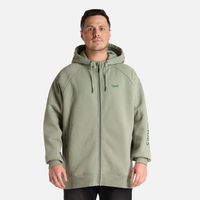 Polerón Hombre Heavy Duty Full Zip Sweatshirt Jade Oscuro