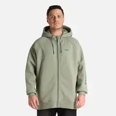 LIPPI - Polerón Hombre Heavy Duty Full Zip Sweatshirt Jade Oscuro