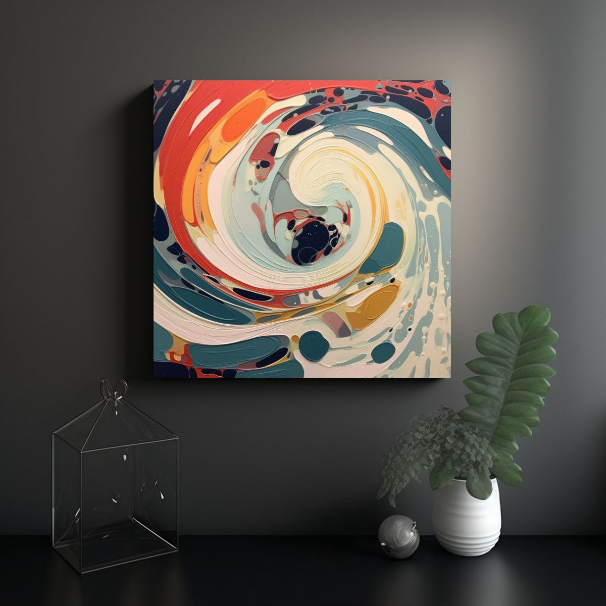GENERICO - Pintura Decorativa Minimalista Moderna De Arte 70x70 Cm
