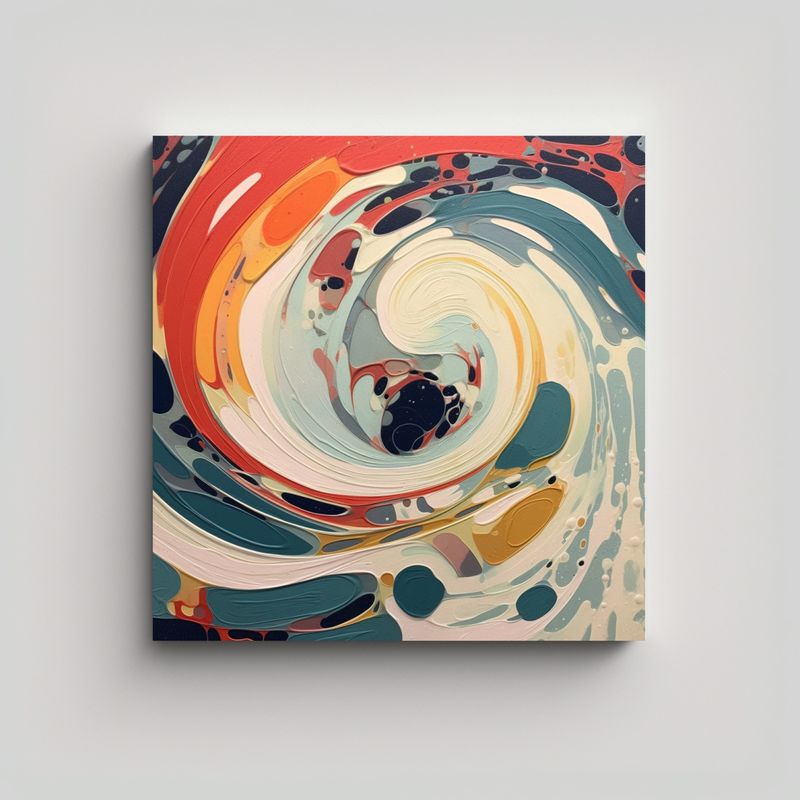 GENERICO - Pintura Decorativa Minimalista Moderna De Arte 50x50 Cm