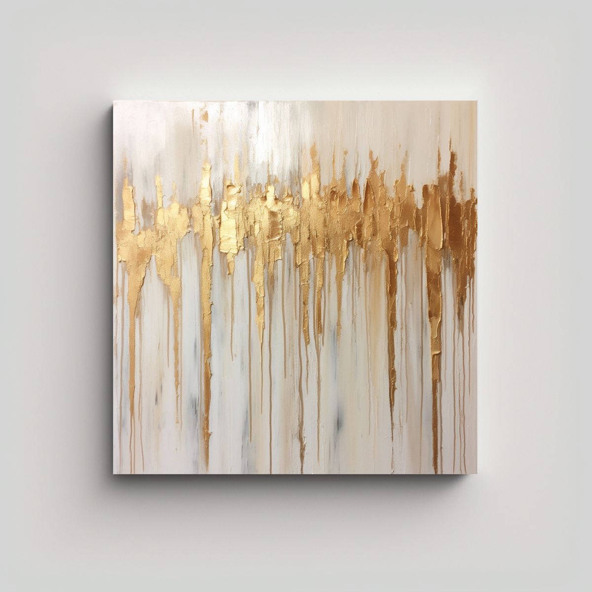 GENERICO - Cuadro Tela Inspiración Baño Elegante Y Lujoso 60x60 Cm