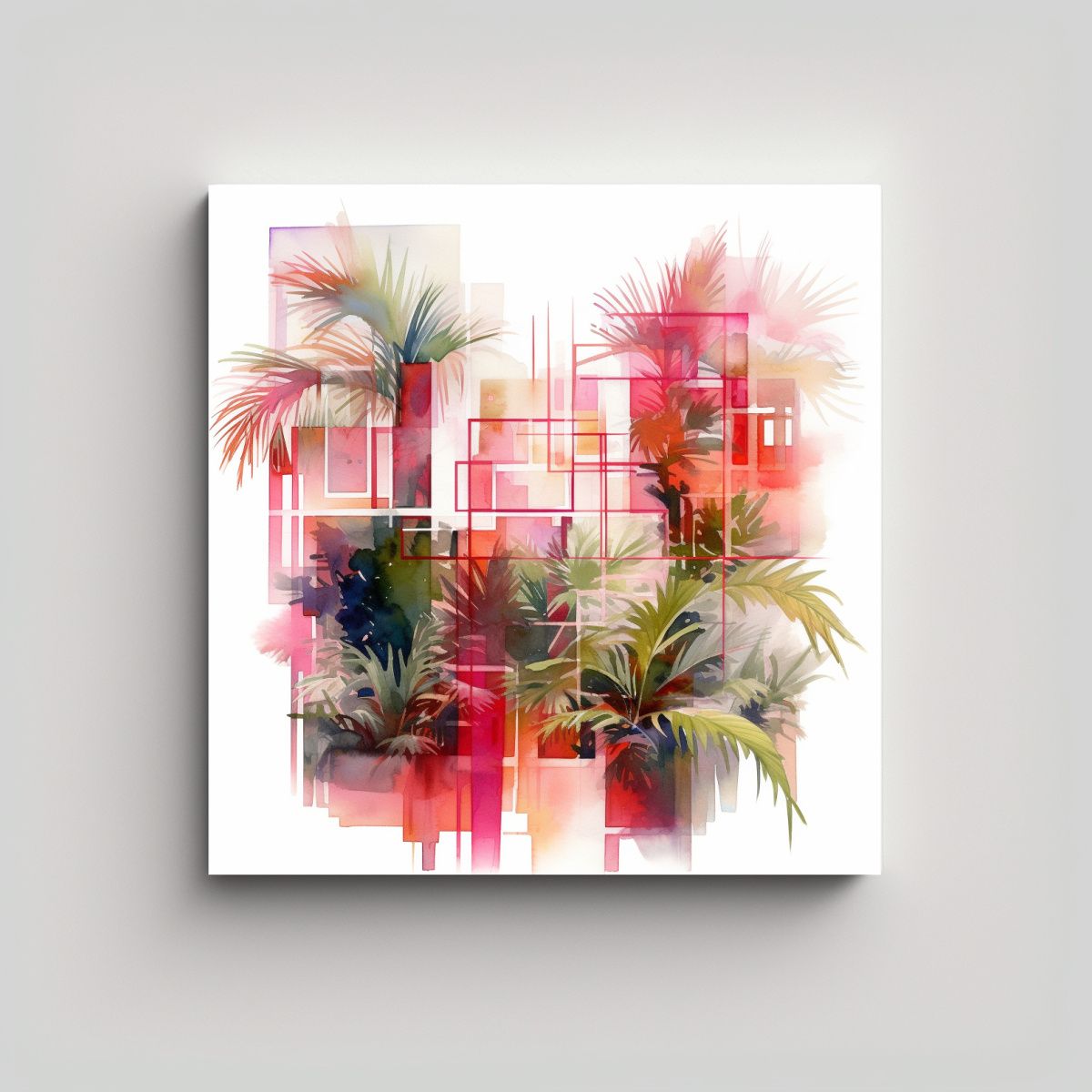 GENERICO - Cuadros De Decoración Estilo Naturaleza Con 50x50 Cm