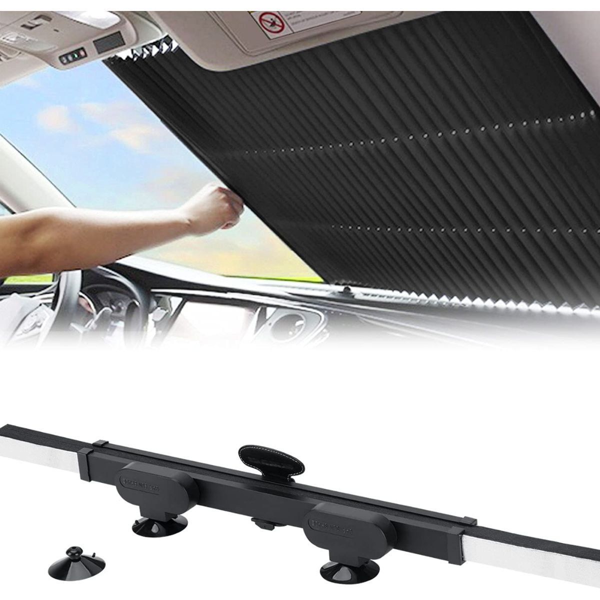 GENERICO - Parasol Retráctil Uv Para Auto