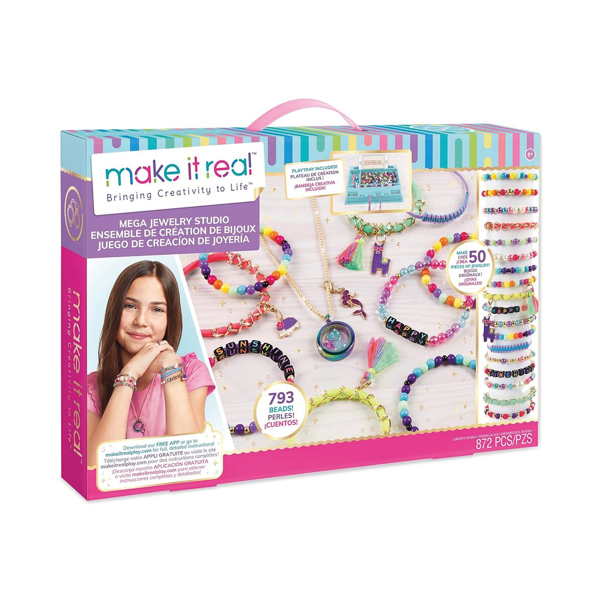 MAKE IT REAL - Mega Set para Hacer Pulseras Make It Real
