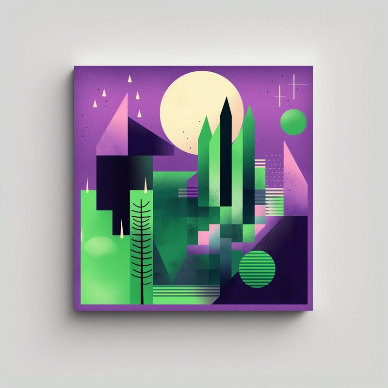 GENERICO - Cuadro Originalista Protección Ambiente 60x60 Cm