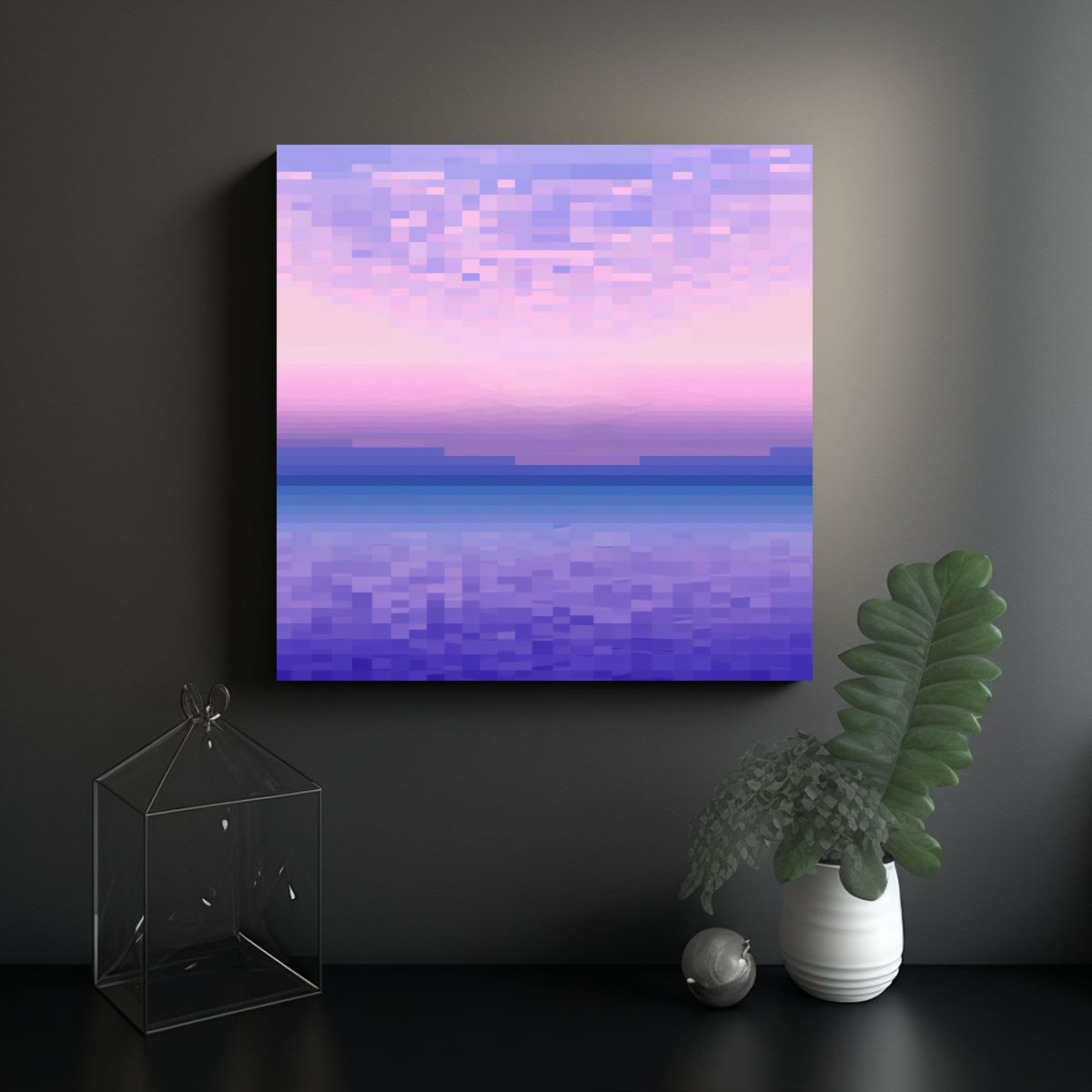 GENERICO - Pintura Digital De Arte Minimalista Moderna 90x90 Cm