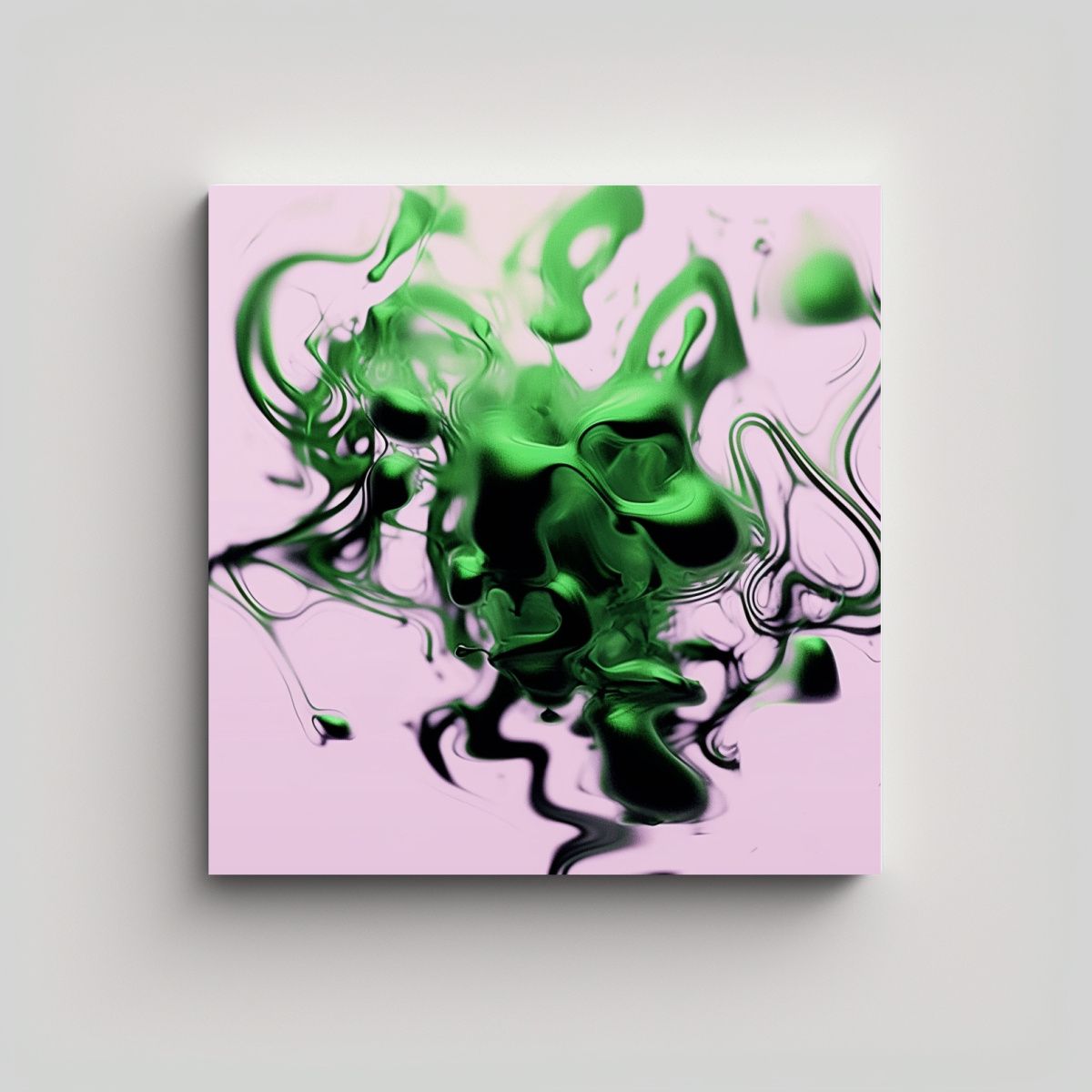 GENERICO - Cuadro Arte Pintura Tela Abstracta Vitalidad 80x80 Cm