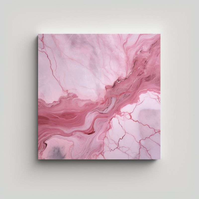 GENERICO - Pintura Decorativa Mármol Rosa Espectacular 70x70 Cm