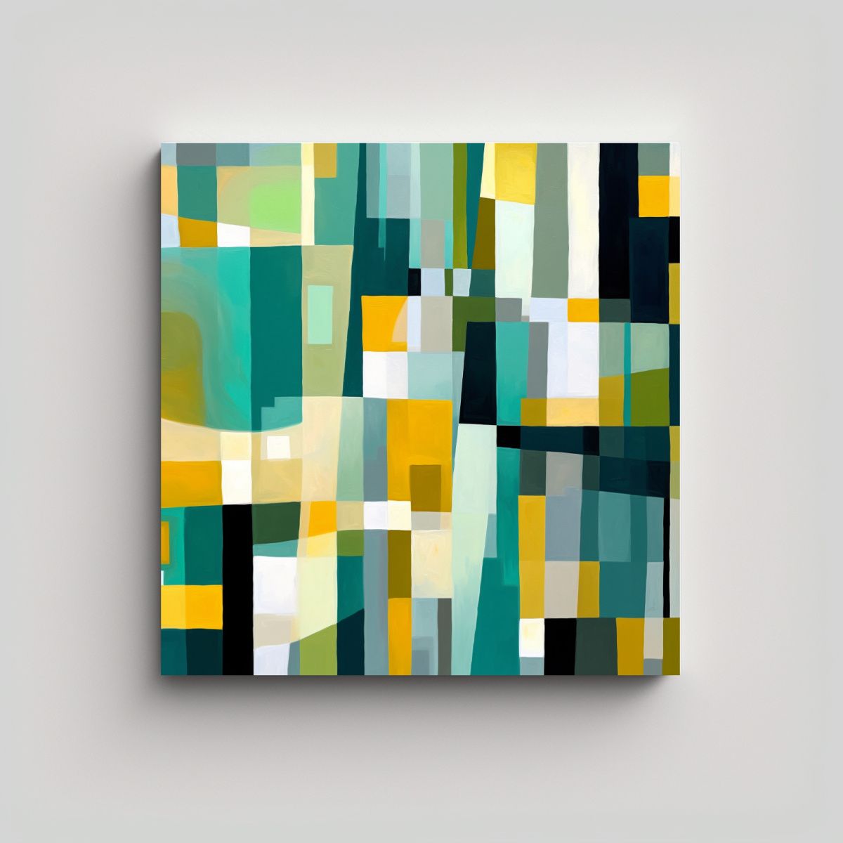 GENERICO - Cuadros Decorativos En Lienzo Tela Arte Digital 80x80 Cm