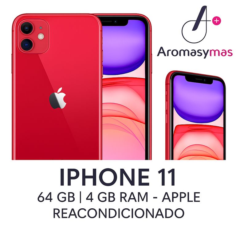 IPhone 11 64 GB - Rojo - Apple- Reacondicionado