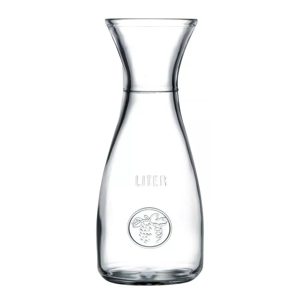 PASABAHCE - Botella Decanter Bacchus 1000 ml Set 6 piezas