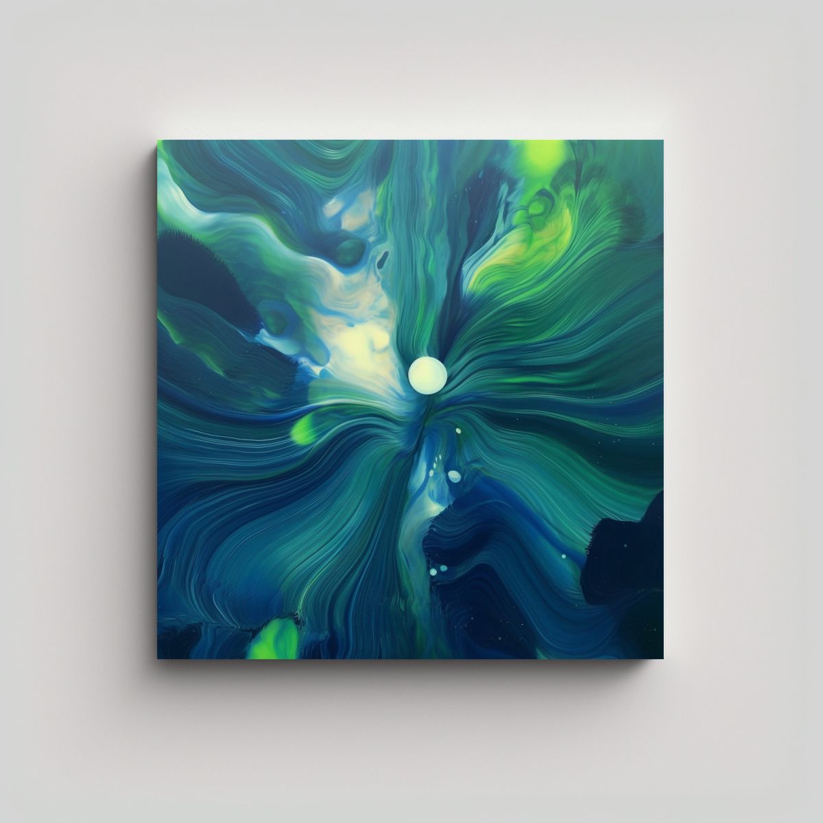 GENERICO - Cuadros Decorativos Serie Azulverde Simple 80x80 Cm
