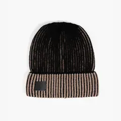 LOUNGE - Gorro Mujer Líneas Tejidas