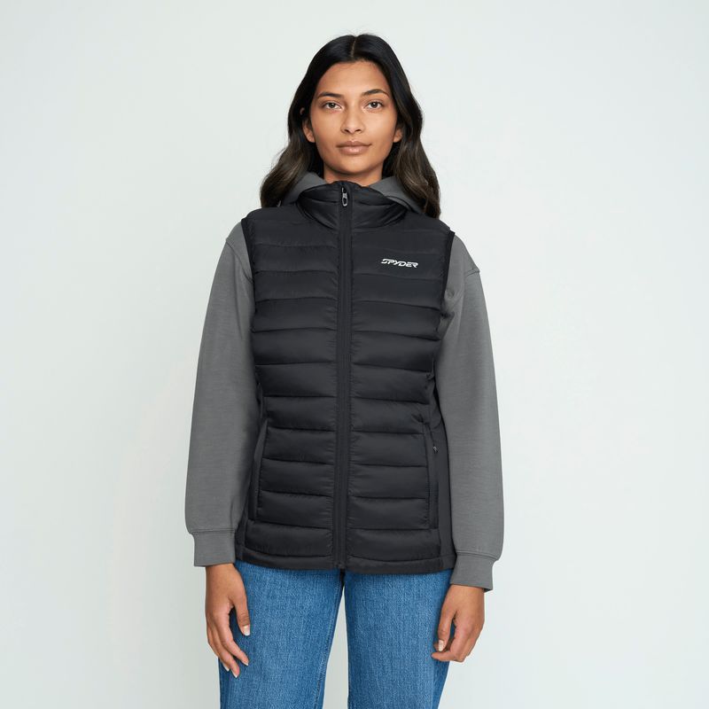 SPYDER - Chaqueta Spyder Eco Thermal Mujer Negra