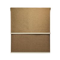 Cortina Roller Blackout 2 Paño 150x240 Doble Con Visillo Sin Cenefa