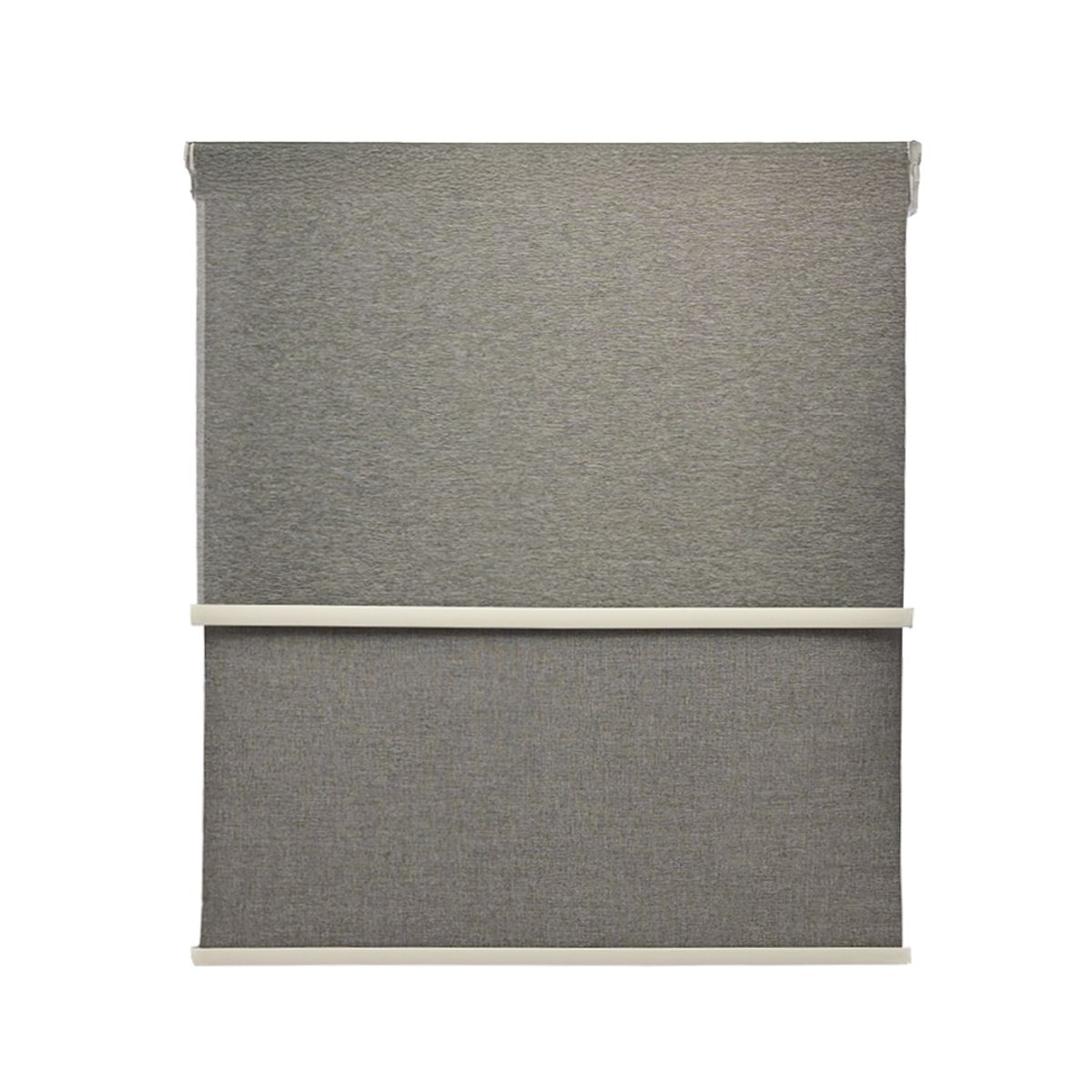 GUIZA - Cortina Roller Blackout 2 Paño 160x240 Doble Con Visillo Sin Cenefa