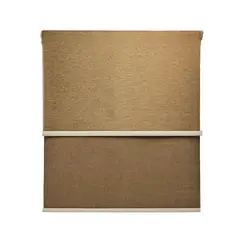 GUIZA - Cortina Roller Blackout 2 Paño 160x240 Doble Con Visillo Sin Cenefa