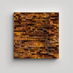 GENERICO - Pintura En Bastidor Hermosa Para Sala Estilo De 60x60 Cm