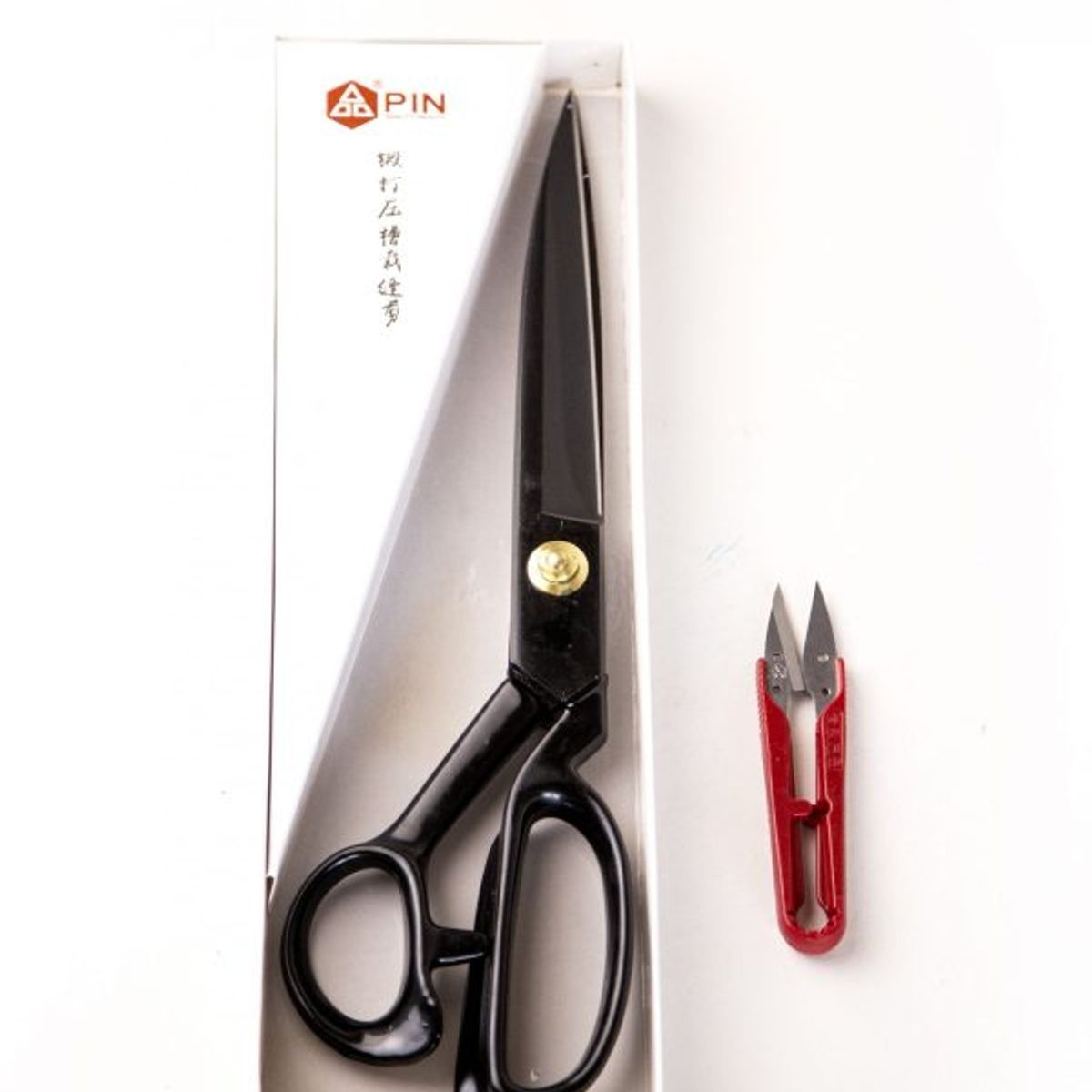 GENERICO - Tijera Sastre para telas PIN 10 y corta hilachas