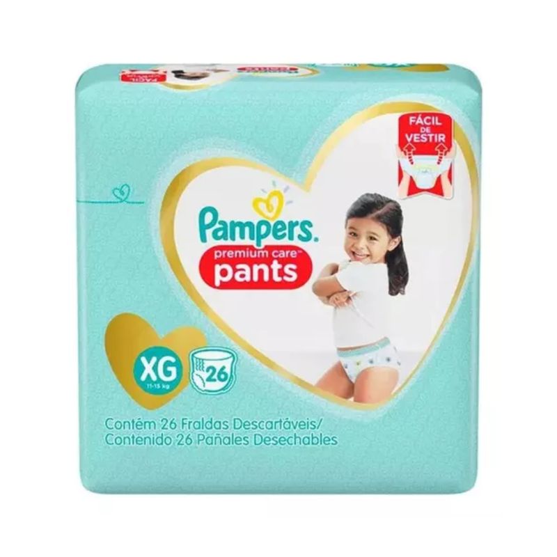 PAMPERS - PAÑALES PEMPERS PREMIUM CARE PANTS XG X52UNI