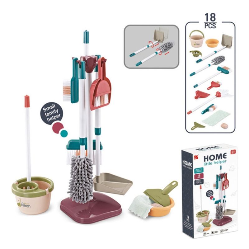 GENERICO - Set De Aseo Didáctico Niños Juguete De Limpieza