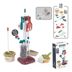 GENERICO - Set De Aseo Didáctico Niños Juguete De Limpieza