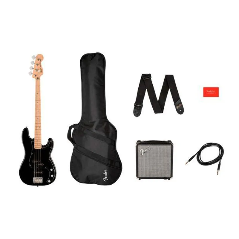 SQUIER - Pack Bajo Eléctrico Squier Affinity Series Precision Bass BK
