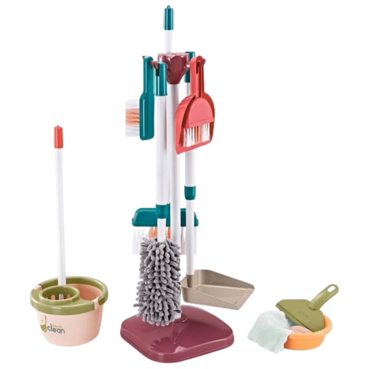 GENERICO - Set De Aseo Juguete De Limpieza Para Niños Didactico 18 Pcs