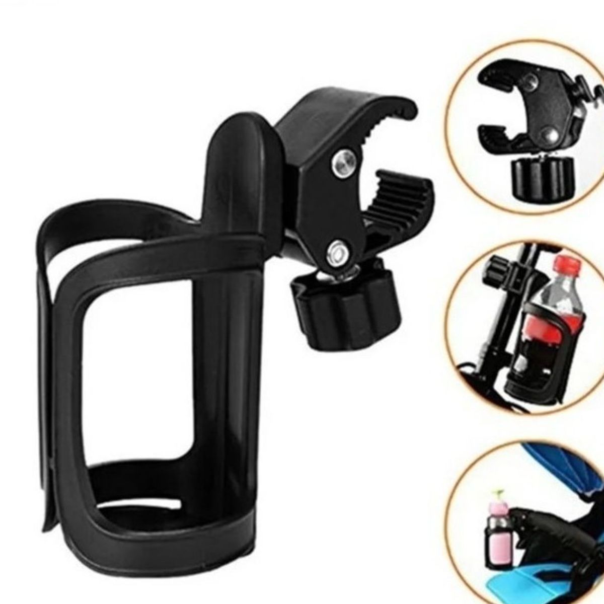 GENERICO - Porta Mamadera Botella O Vaso Para Coche De Bebé - Bicicleta