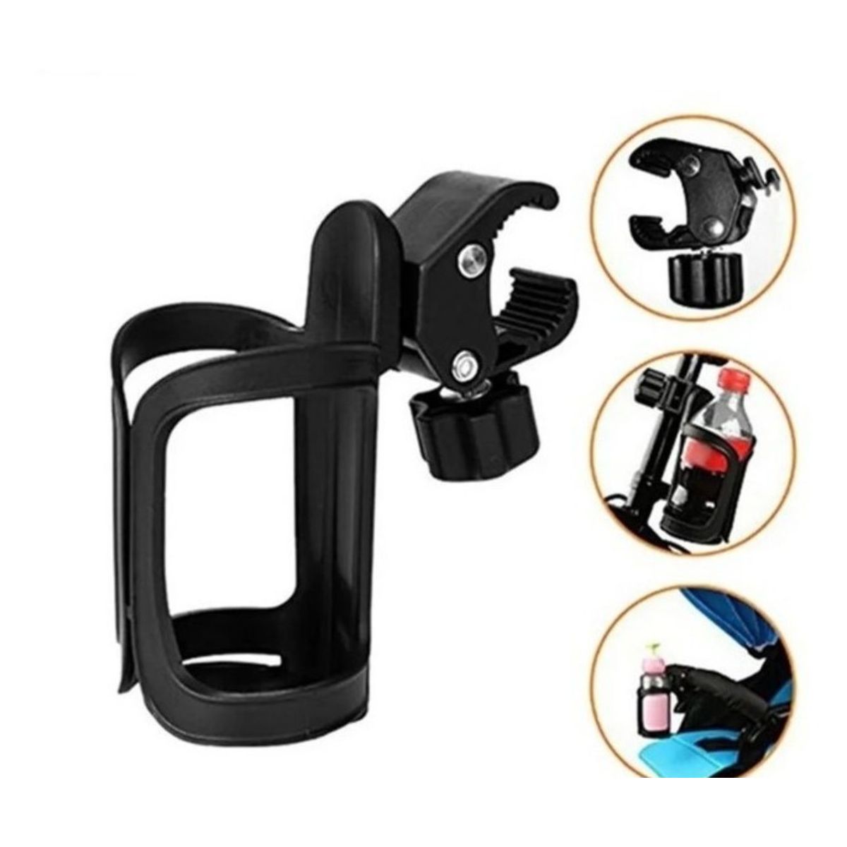 GENERICO - Porta Mamadera Botella O Vaso Para Coche De Bebé - Bicicleta