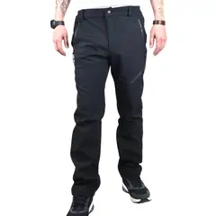 MPROPIA - Pantalon Termico Softshell Hombre Invierno Forro Polar H811