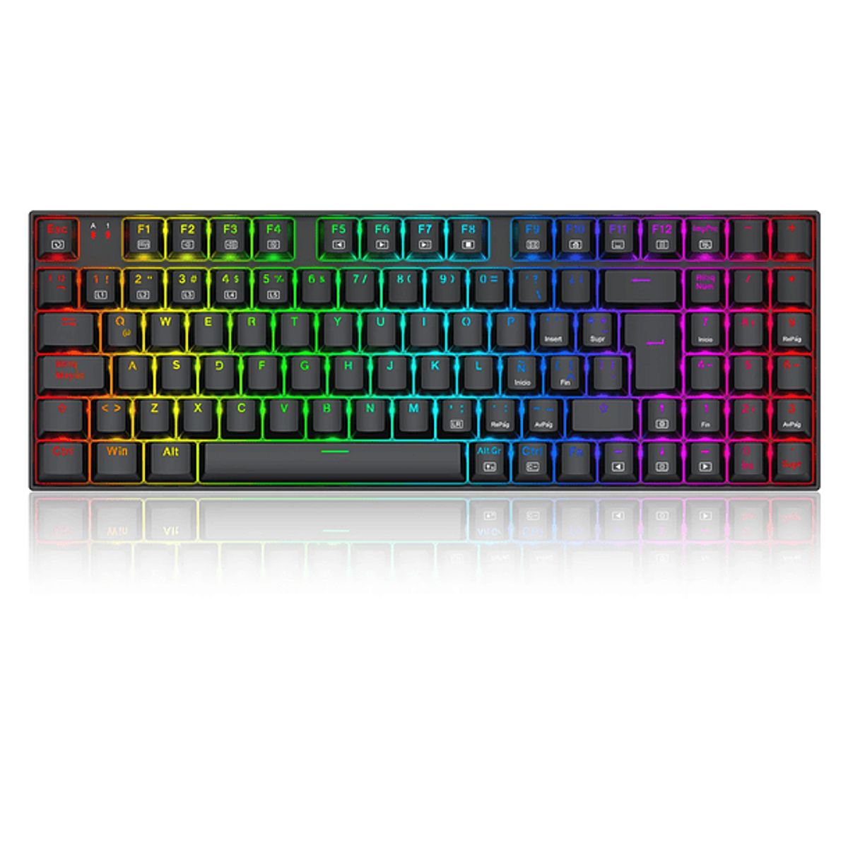 REDRAGON - Teclado Gamer Redragon Ziggs K669-RGB Red Switch Español