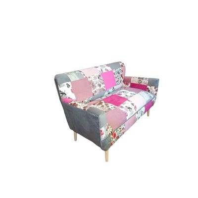 Imagen 2 del producto Sofá Sónico 2 cuerpos , tapiz Patchwork 150 x 75 x 85