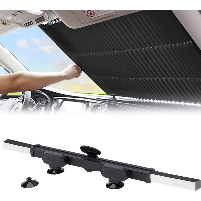 MOVI - PARASOL RETRÁCTIL PARA AUTOS Y CAMIONETAS XL