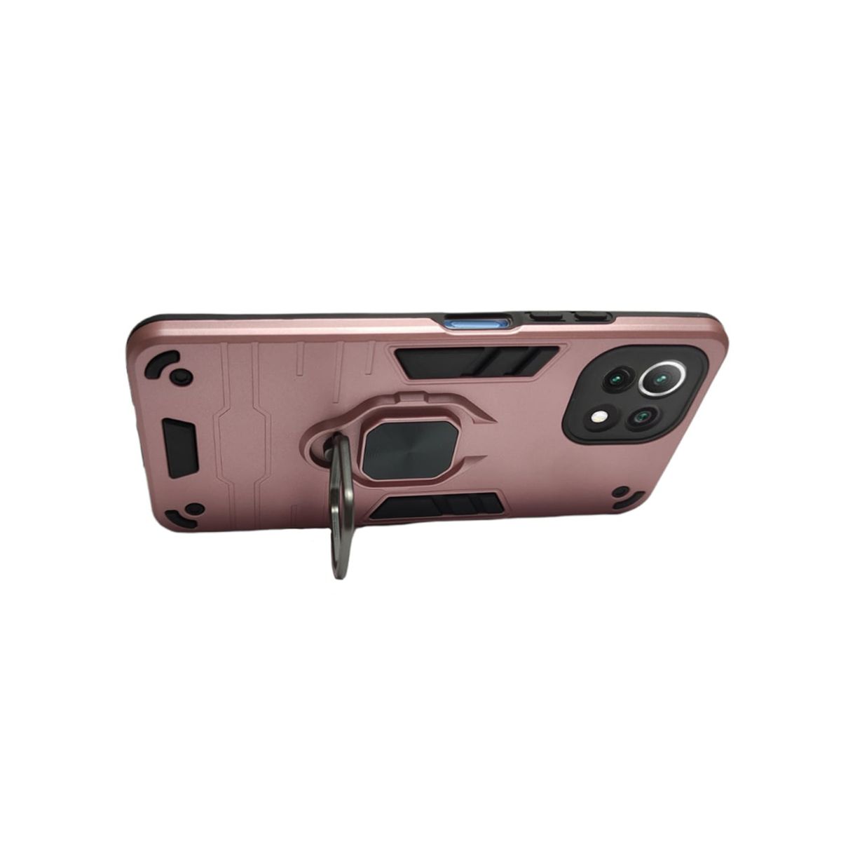 GENERICO - CARCASA ANILLO ANTIGOLPE PARA CELULAR XIAOMI 11 LITE COLOR COBRE