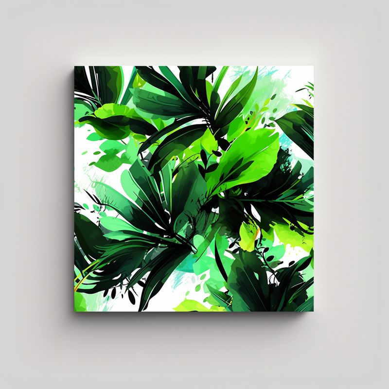GENERICO - Pinturas Decorativas Estilo Neonoir Con 70x70 Cm