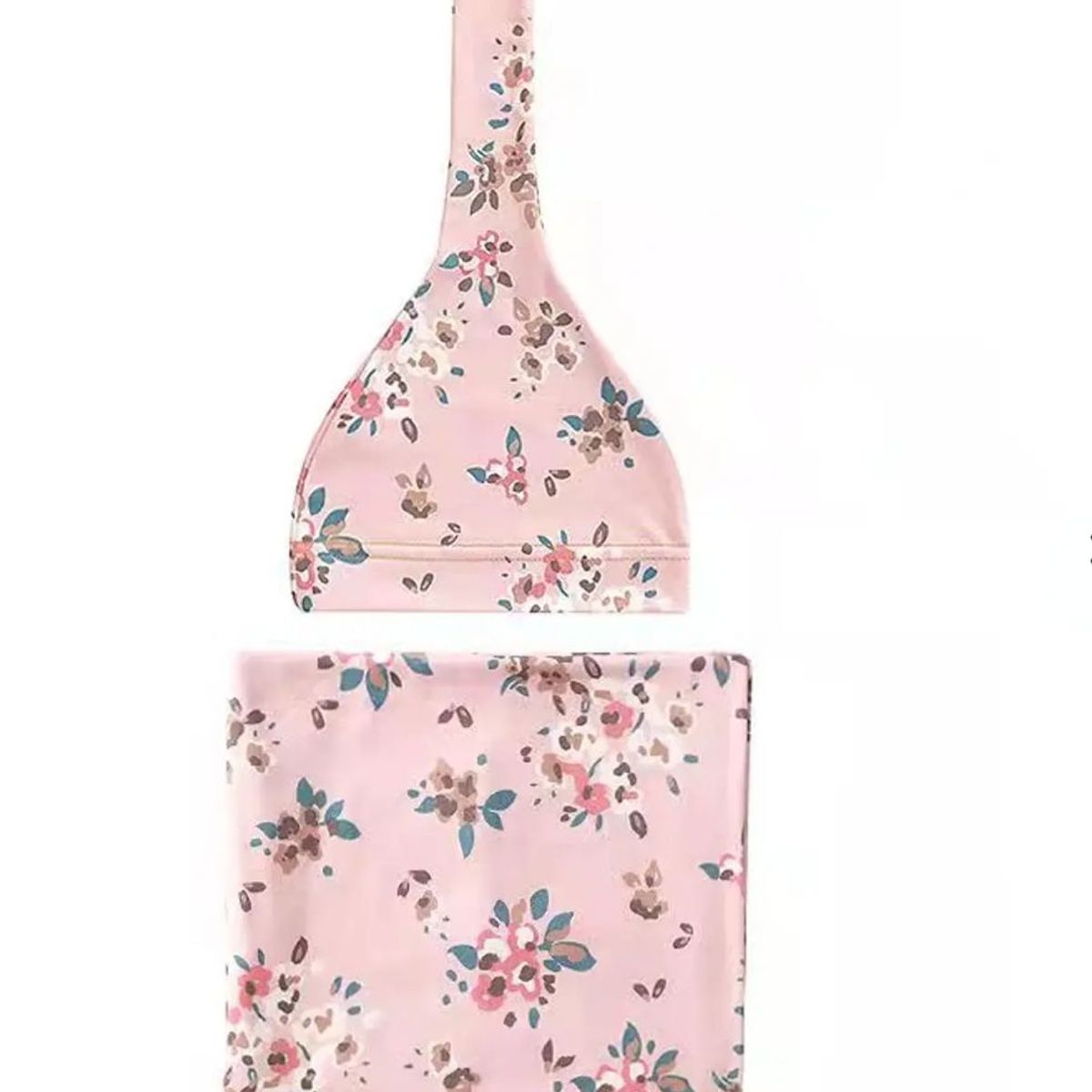 GENERICO - Tuto bebé Manta De Apego Bebe Recien Nacido + Gorrito Algodon